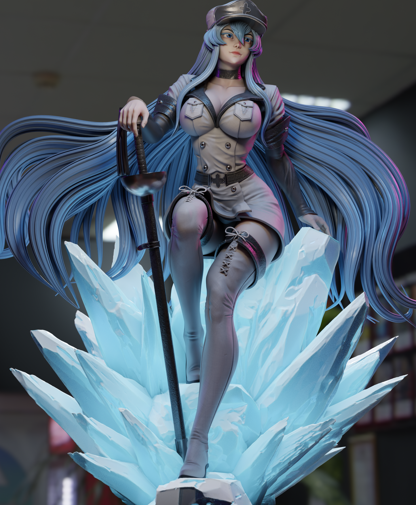Esdeath (Akame Ga Kill) - Fan Art - 3D Print Kit