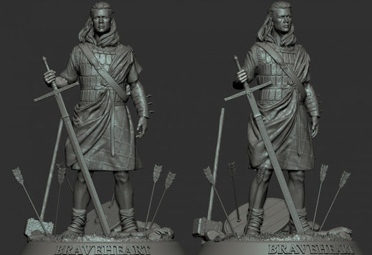 William Wallace (Barveheart) Statue - 3D Print Fan Art