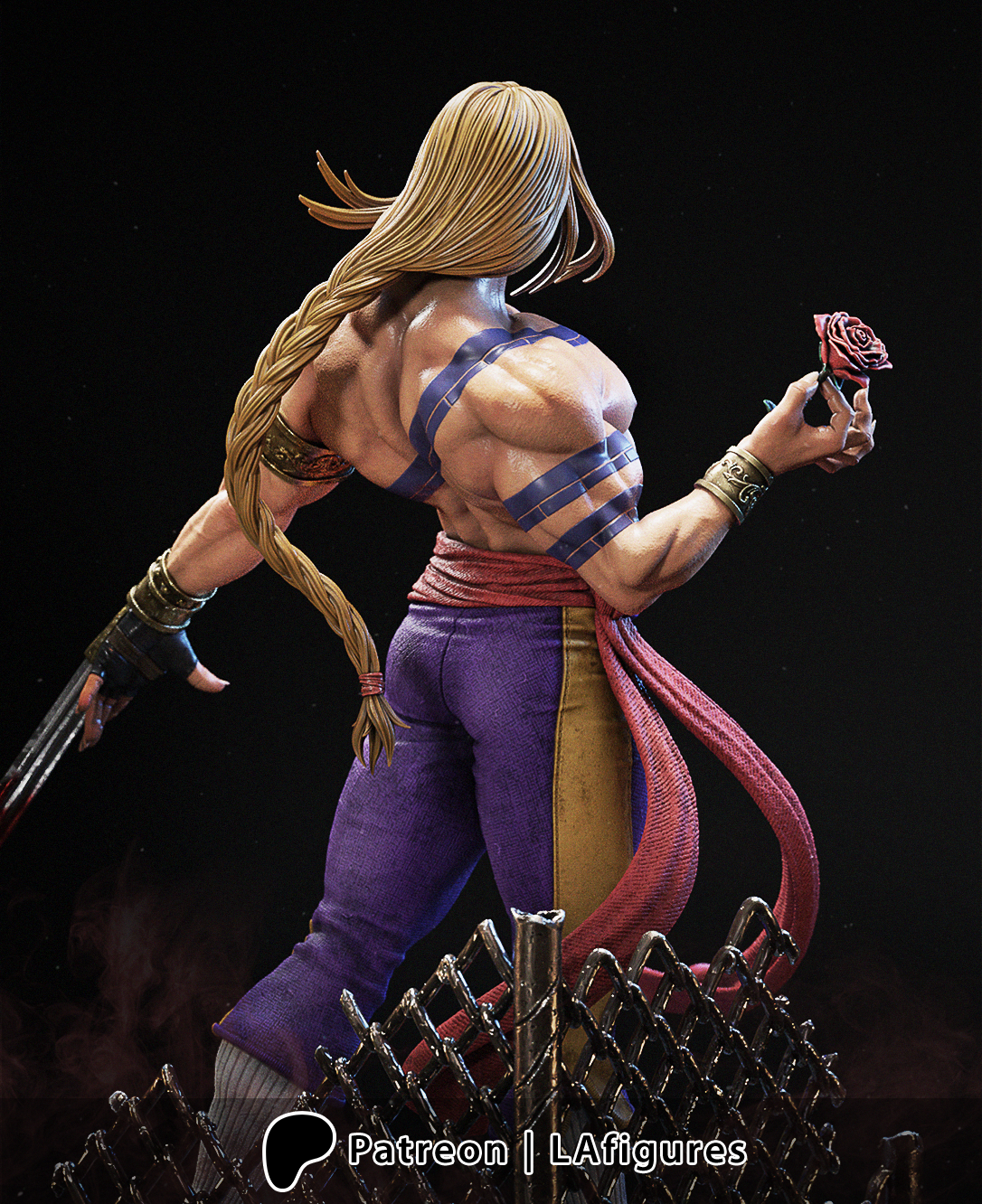 Vega (Street Fighter) Statue - Fan Art 10 scale 3D Print Kit