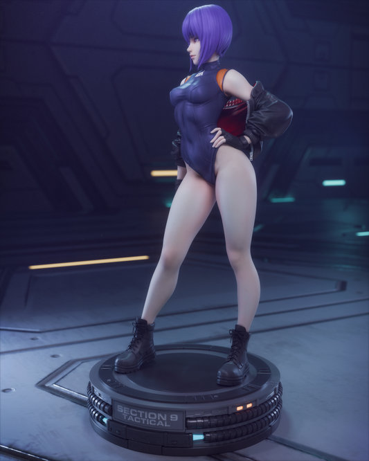 Motoko Kusangi - 3D Printed Statue and Bust