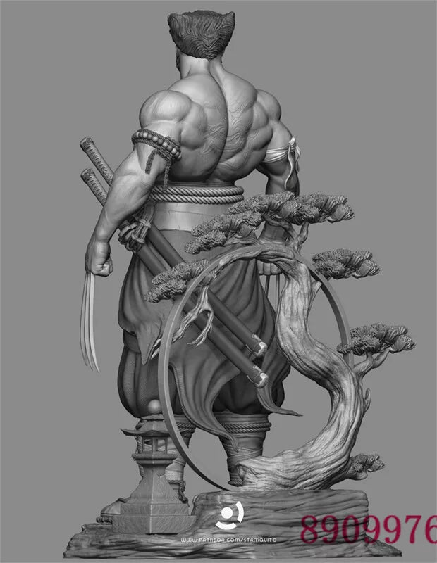 Wolverine Logan Samurai (Sculpt) Fan Art - 1/6 scale