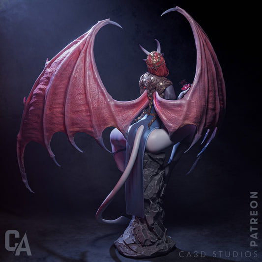 Mizora 3D Printed Statue - Unpainted and Unassembled (CA3D)