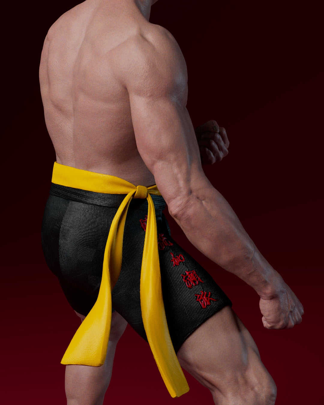 Frank Dux - Bloodsport - 3D Printed Statue Model Kit - 6 and 9 Scale