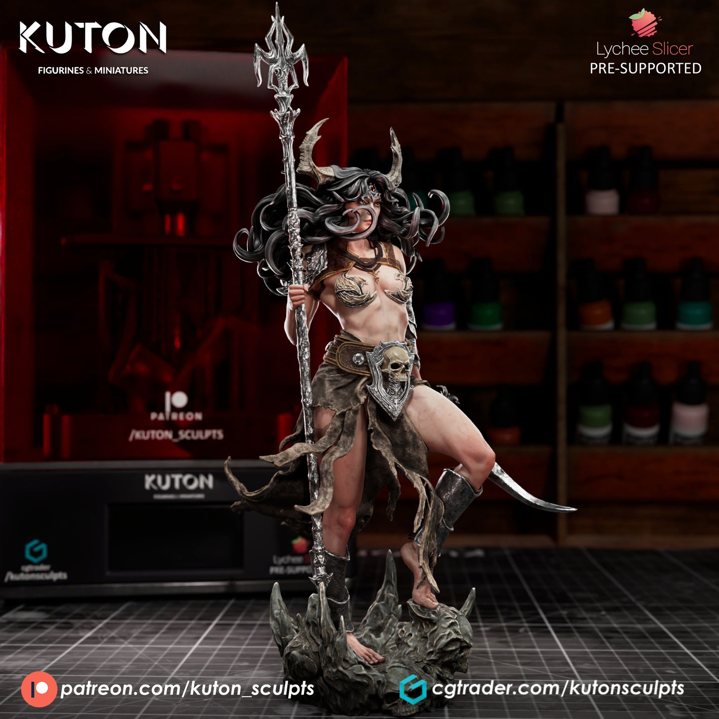 Vexoria - 3D Printed Model Kit - 1:10 Scale