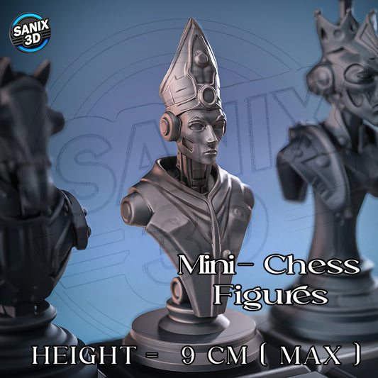 SCI FI CHESS SET - 3D Printed Resin Set
