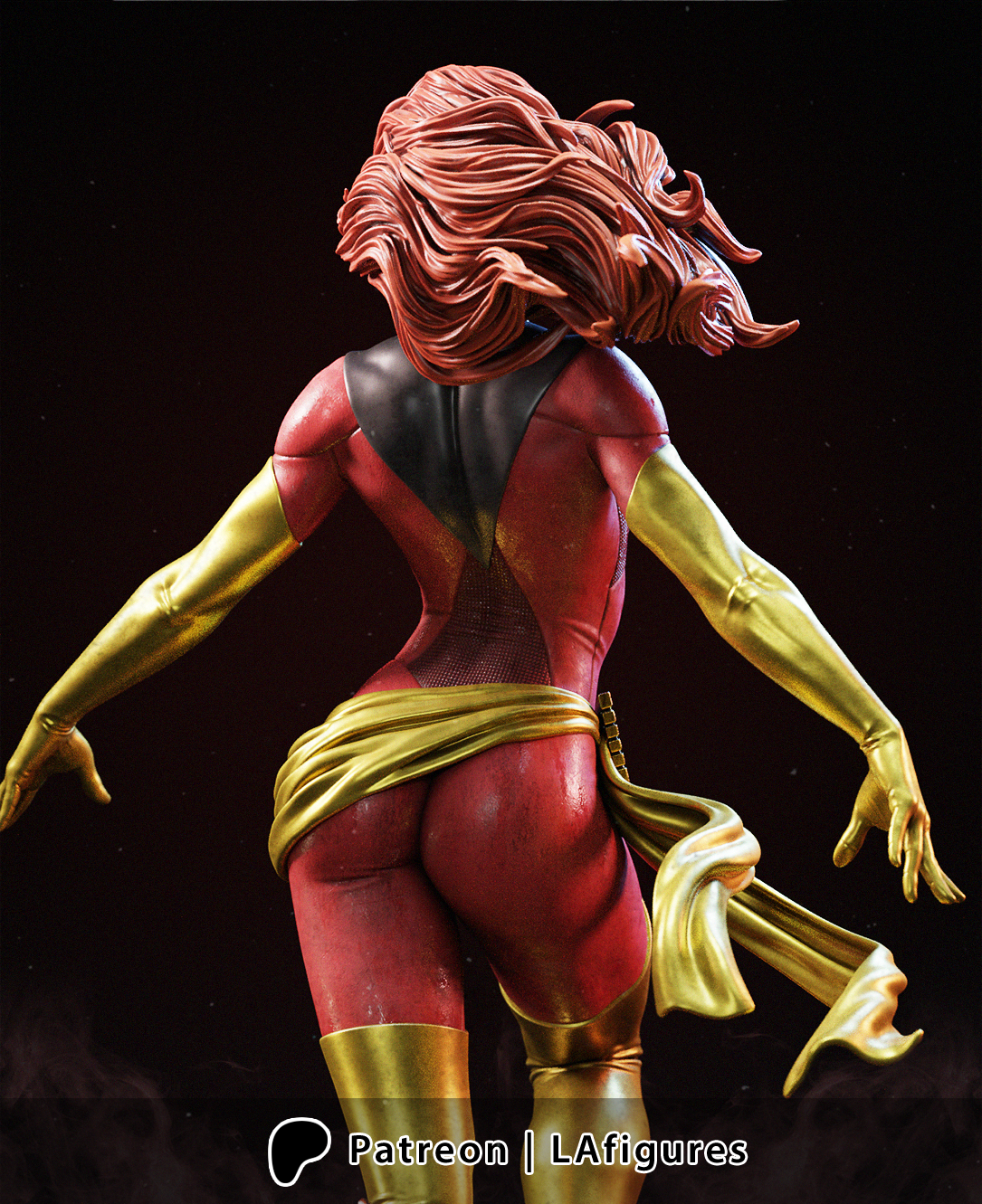 Phoenix (X-Men) Statue - Fan Art - Various scales - 3D Print Kit