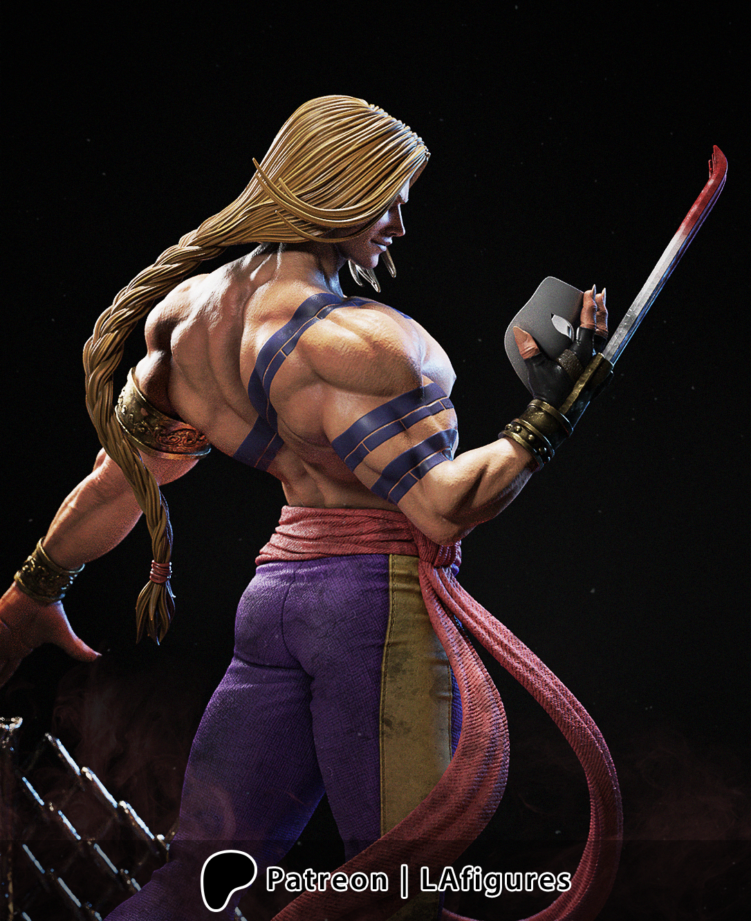Vega (Street Fighter) Statue - Fan Art 10 scale 3D Print Kit