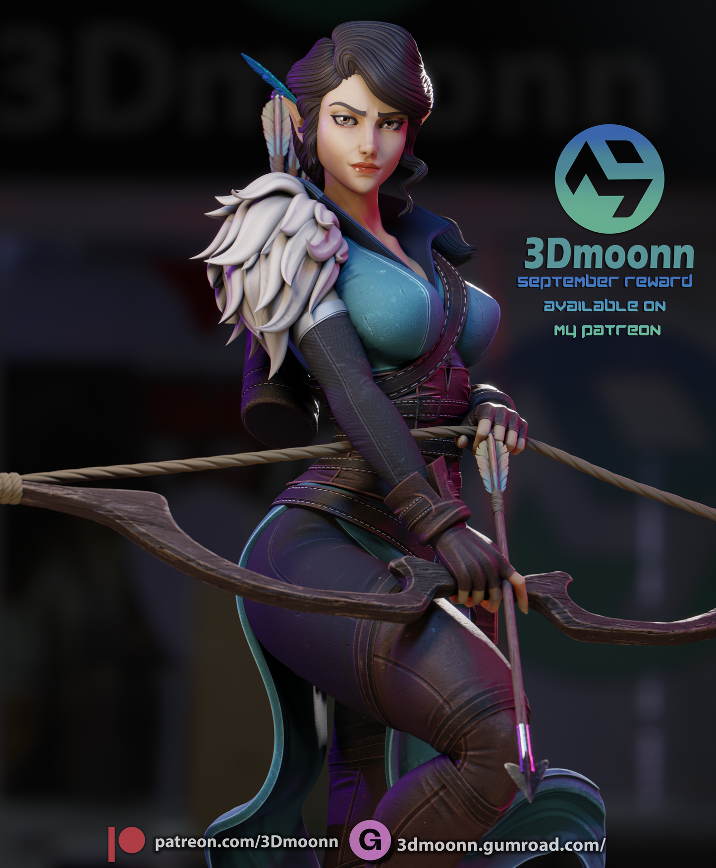 Vex (Vox Machina)- 3d Printed 1:6 model kit