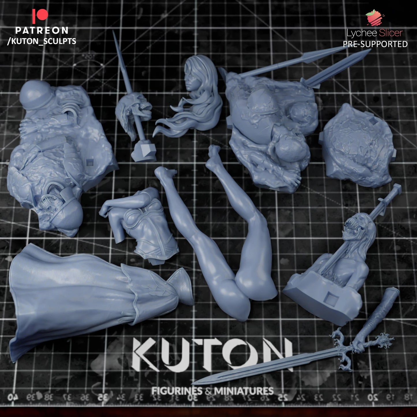 Memories of the Void Seed 3D Printed model 180mm (1/11 scale) - Fan Art