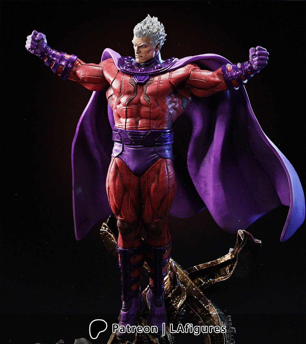 Magneto (X-Men) Statue - Fan Art - Various scales - 3D Print Kit