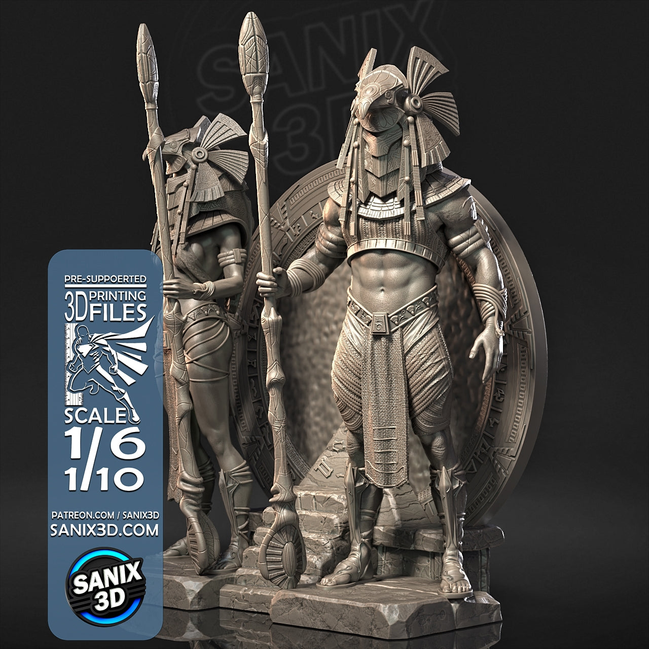 Stargate (Horus Guards) - Fan Art - 3D Print model kit