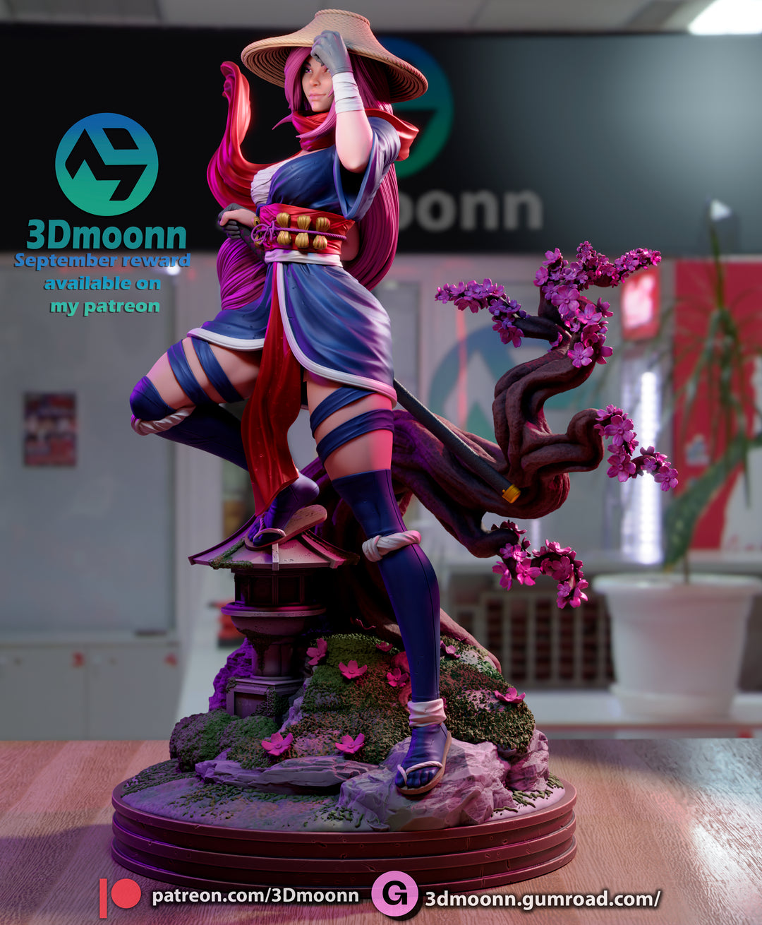 Psylocke Sculpt - 1:6 scale 3d Printed kit