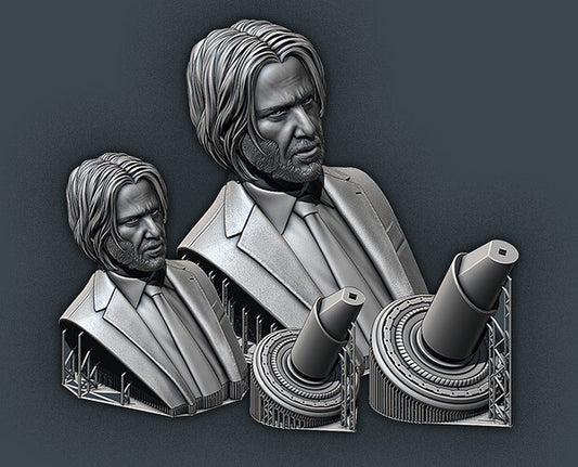 John Wick Bust (Fan Art) 222mm or 162mm - 3D Print