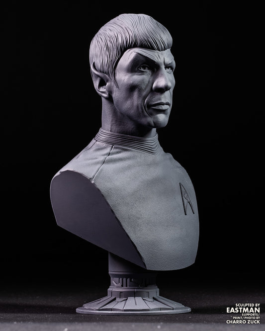 Spock (Star Trek) Bust - 133mm to 266mm 3D Print (Fan Art)