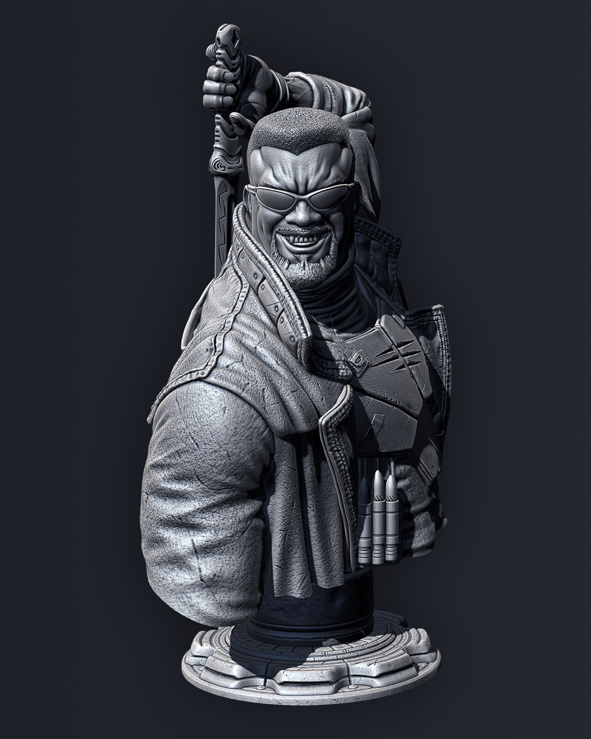 Blade Bust (Fan Art) 215mm or 121mm - 3D Print