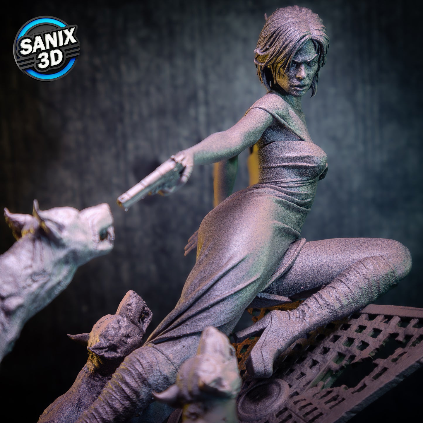 Alice Resident Evil - 3D Model Statue Kit - 8 and 10 scale