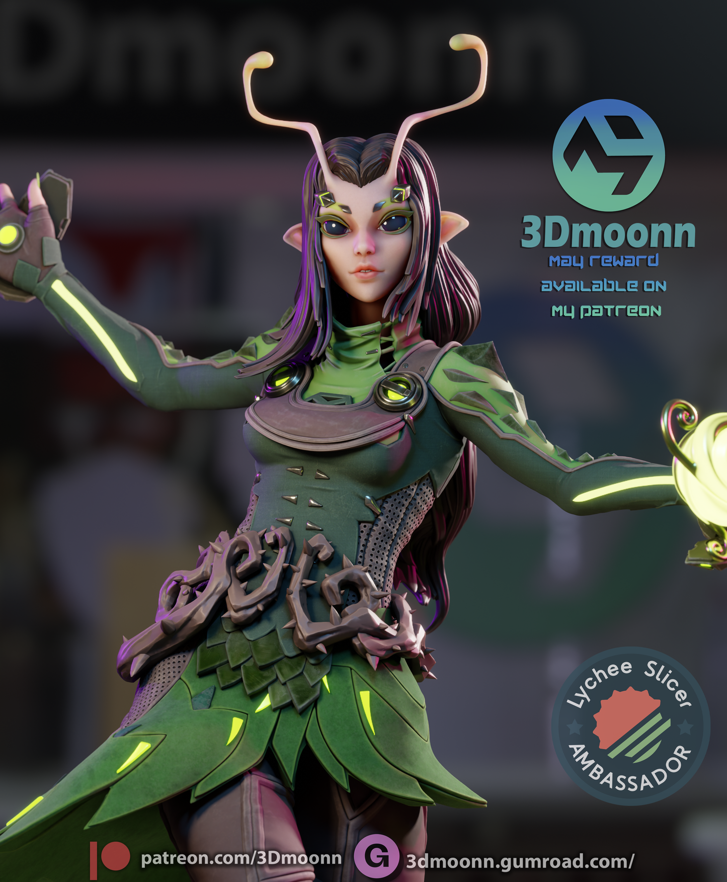 Mantis (Guardians of the Galaxy) - 3d Printed 1:6 model kit (Fan Art)