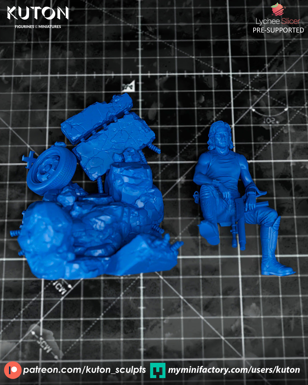 Snake Plissken - Metal Gear - 3D Printed Statue Model Kit