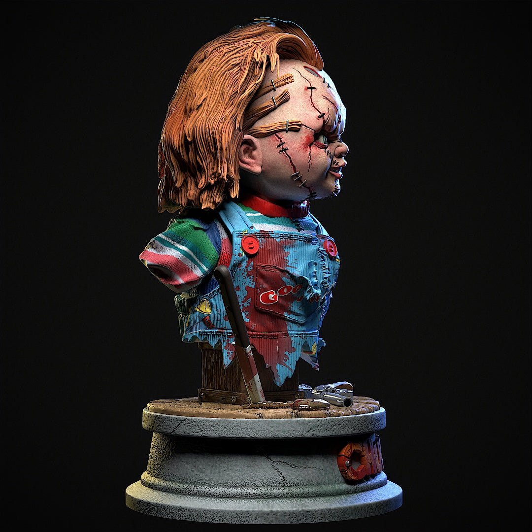Chucky Bust- 3D Printed Model Bust 160 / 240mm