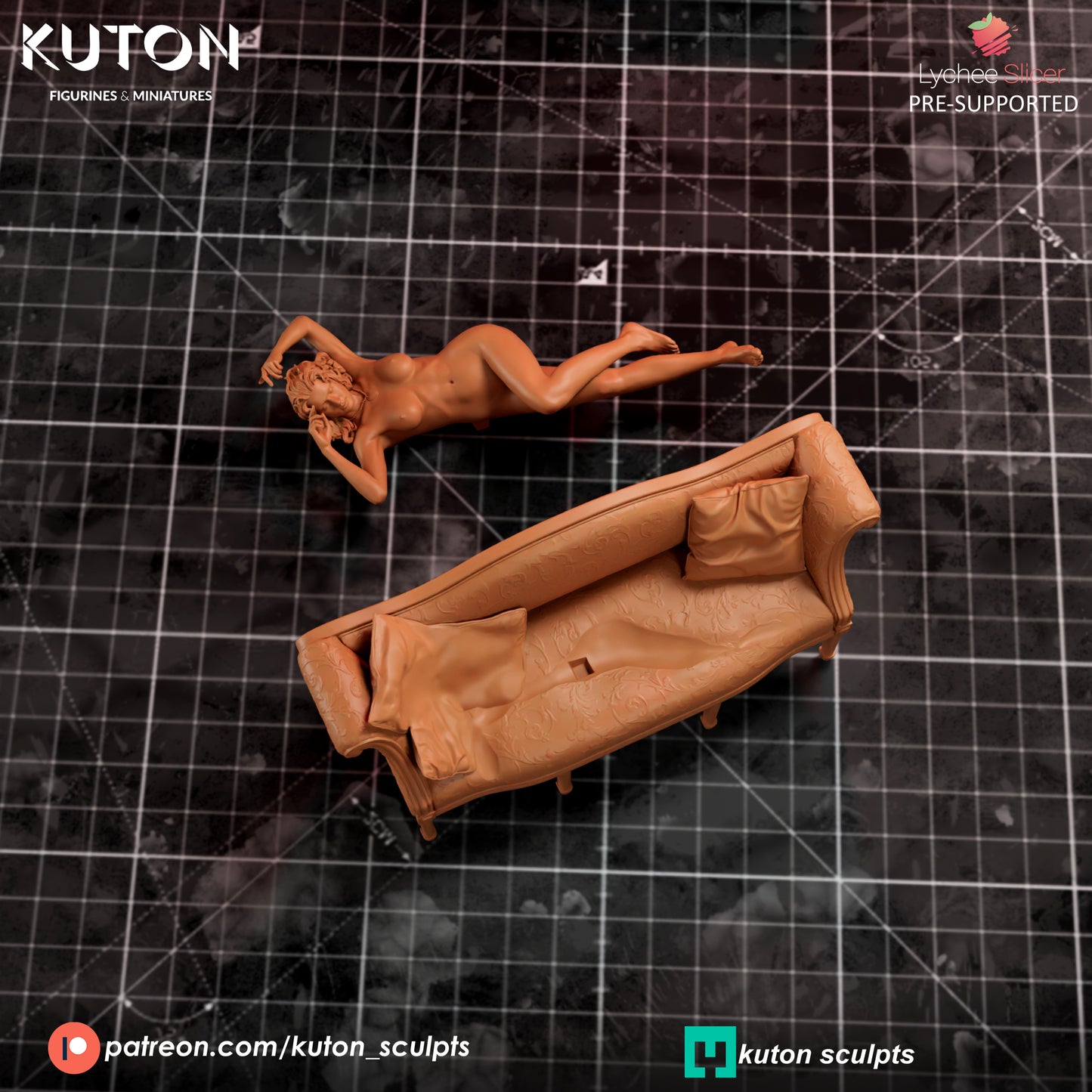 Rose - Titanic 3D Sculpture - Unpainted, Unassembled, 10 Scale & Mini