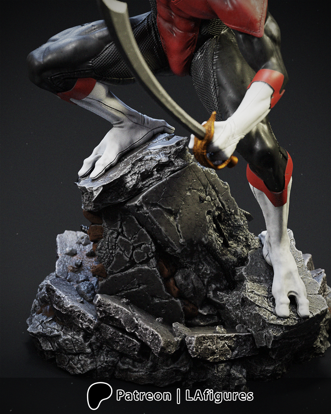 Nightcrawler (X-Men) 3D Print Fan Art - 10 Scale - LA Figures