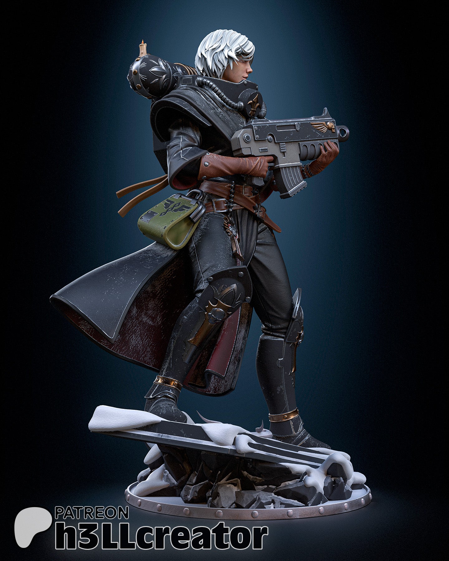 Argenta - 3D Model Statue / Bust 12 Scale