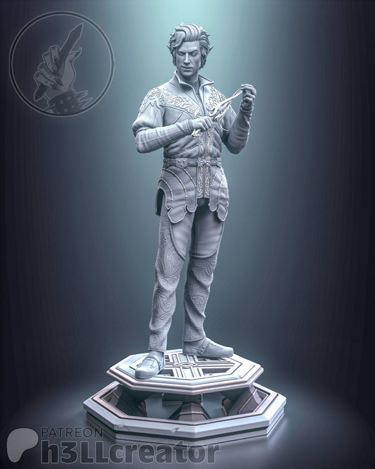 Astarion - (Balders Gate) 3D Printed Bust and Statue Model Kit - 12 Scale