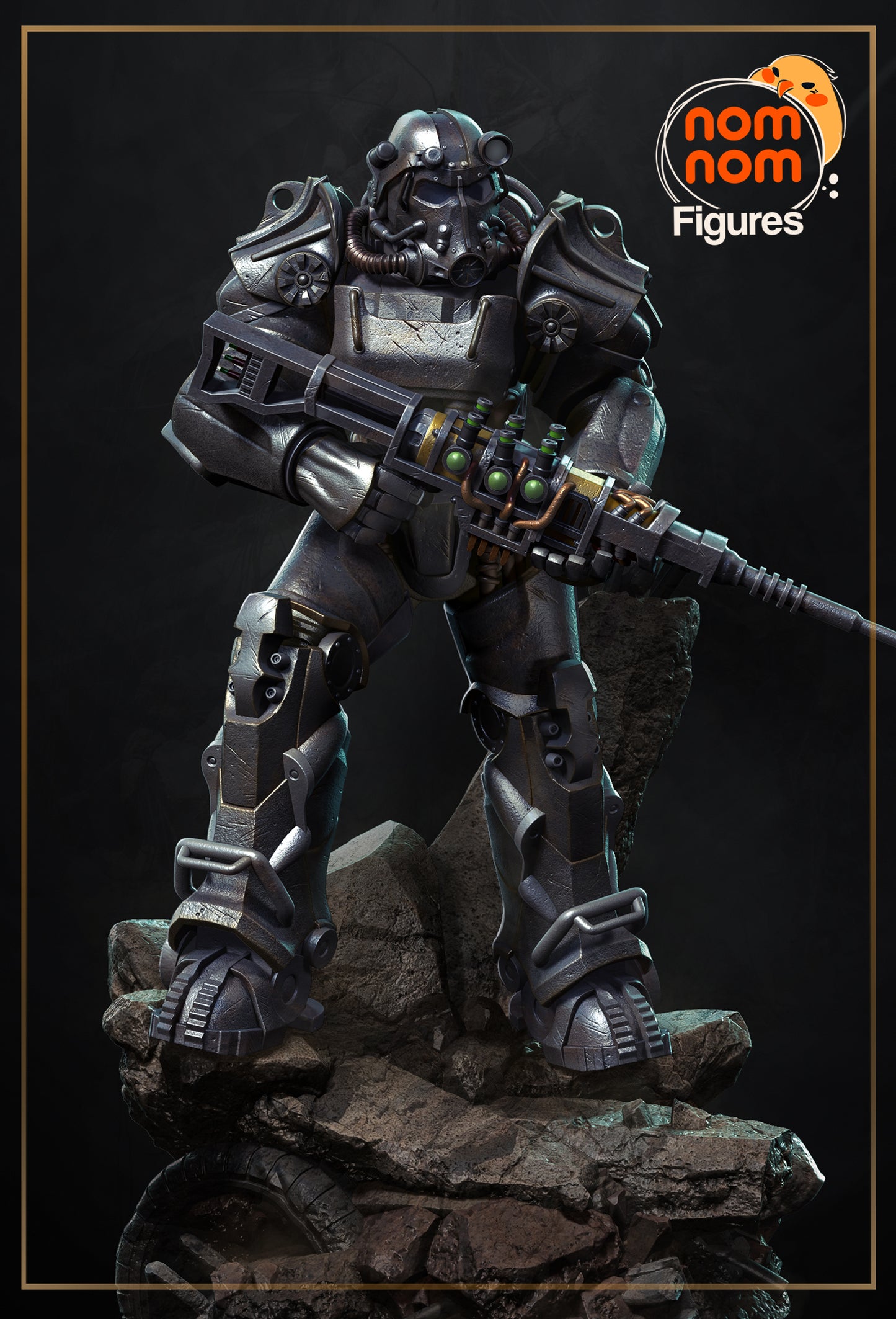 T-60 Power Armour (ƒallout)- 3D Print - Model Kit (NomNom)