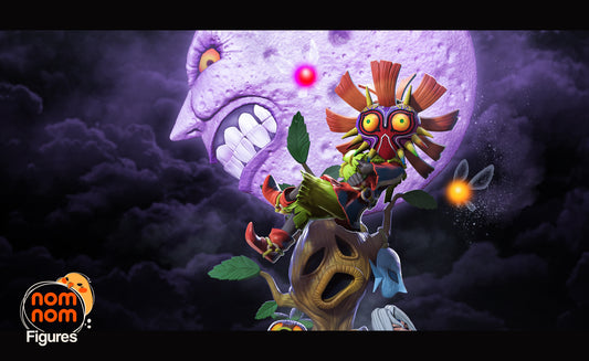 Skull Kid (Zelda) - 3D Print - Model Kit - 10 scale (Nom Nom)