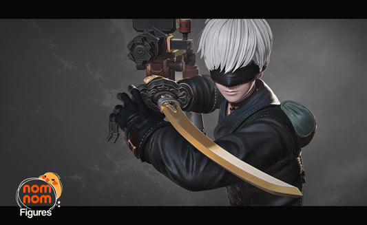 9S (Nier Automata) - 3D Print - Model Kit - (Nom Nom)