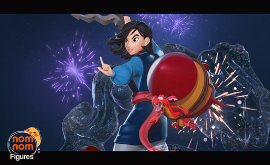 Mulan - 3D Print - Model Kit - 10 scale (Nom Nom)
