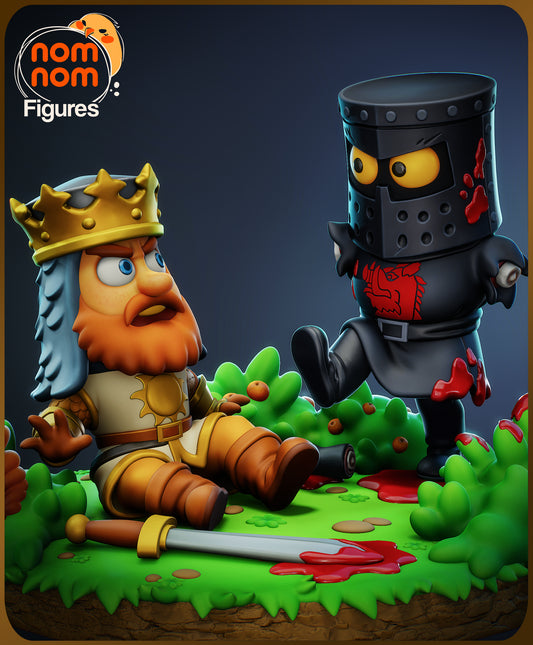 The Black Knight (Monty Python) 3d Printed Chibi Model Kit