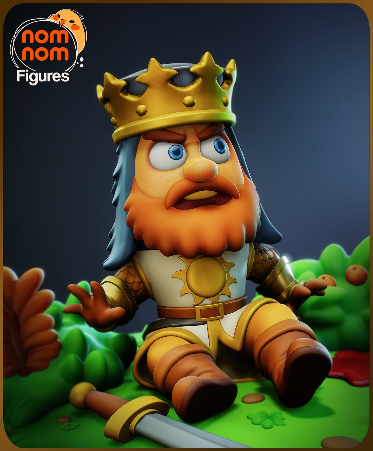 The Black Knight (Monty Python) 3d Printed Chibi Model Kit