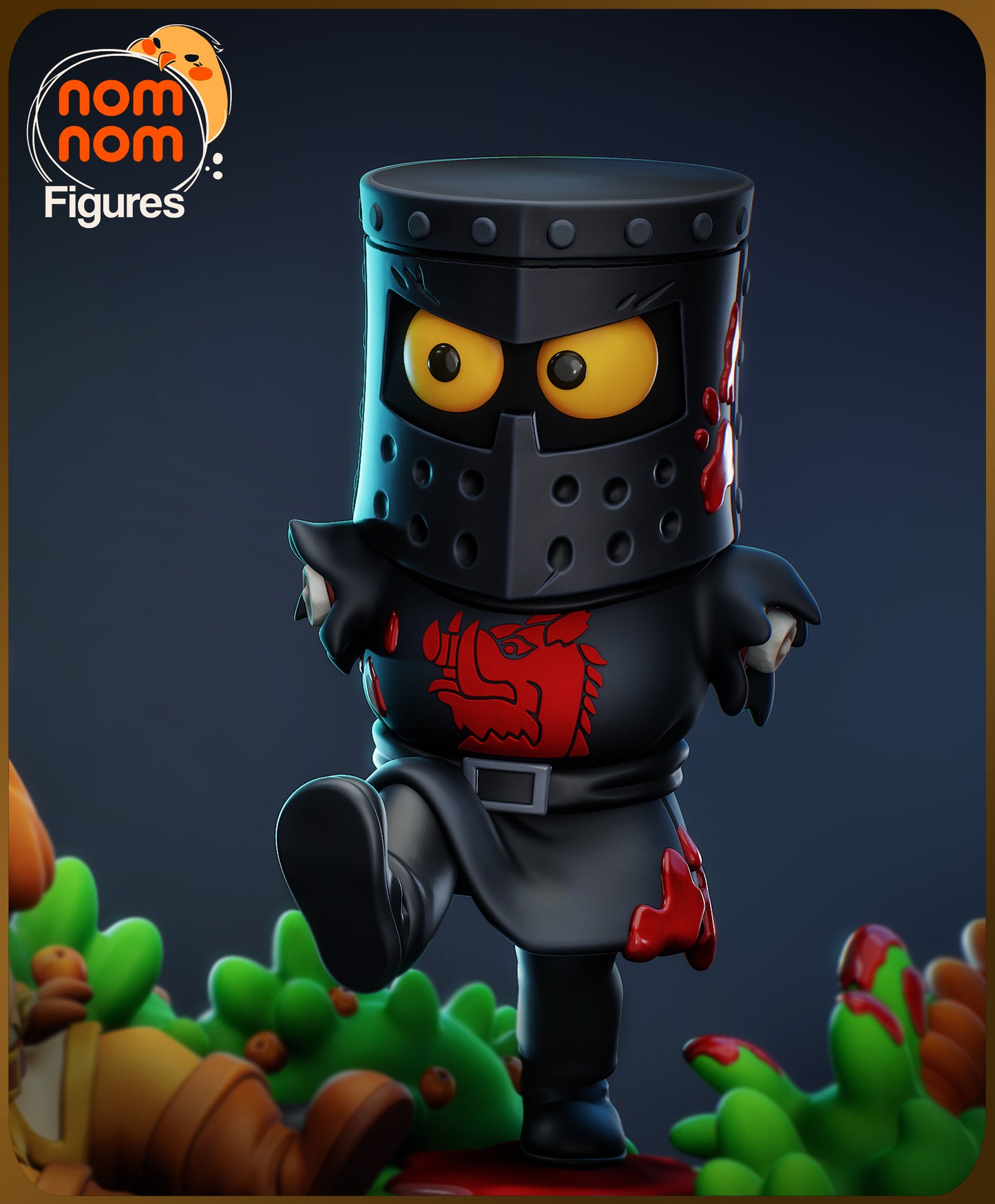 The Black Knight (Monty Python) 3d Printed Chibi Model Kit