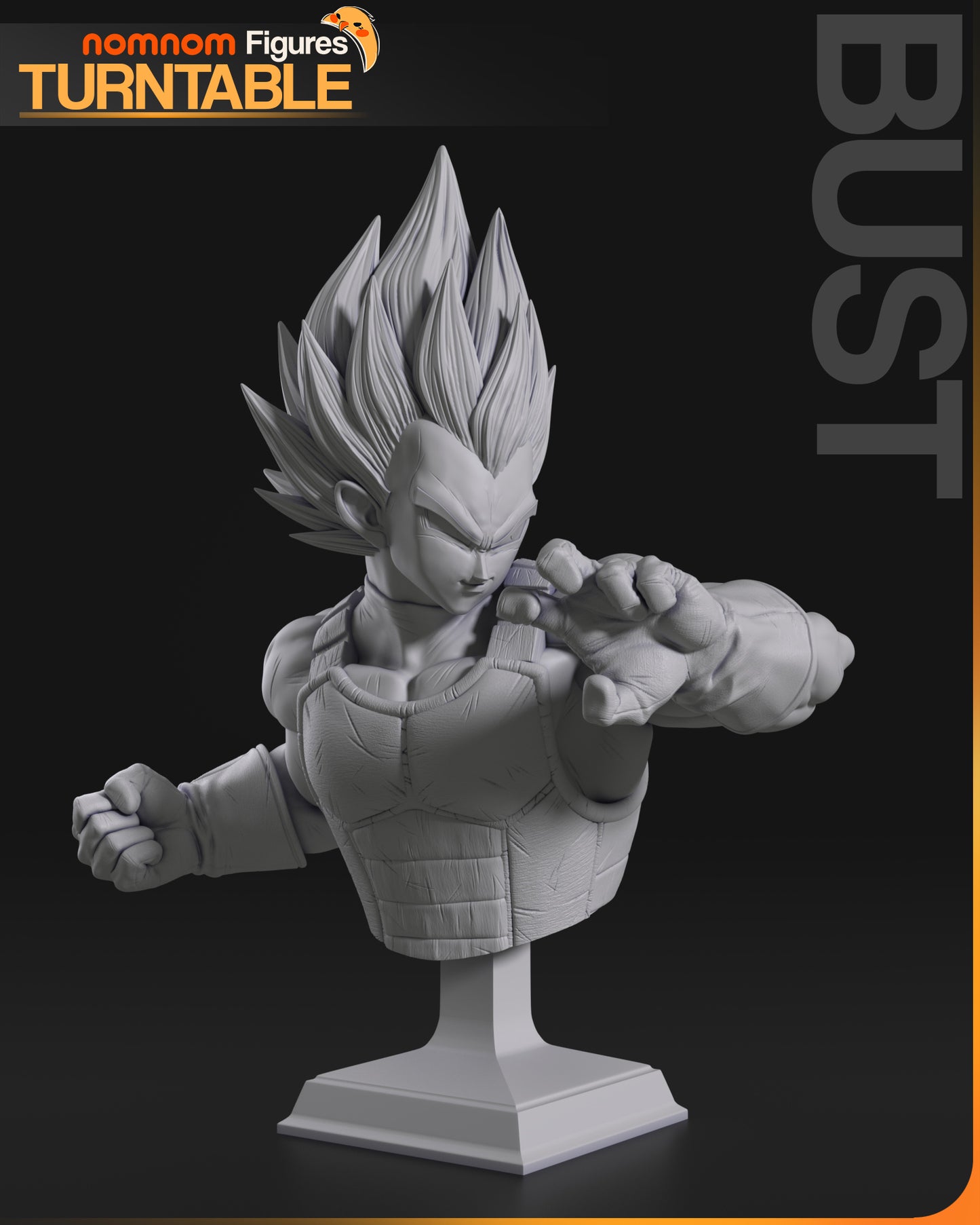 Vegeta vs Broly (Drangonball Z) - 3D Print - Model Kit - (Nom Nom)
