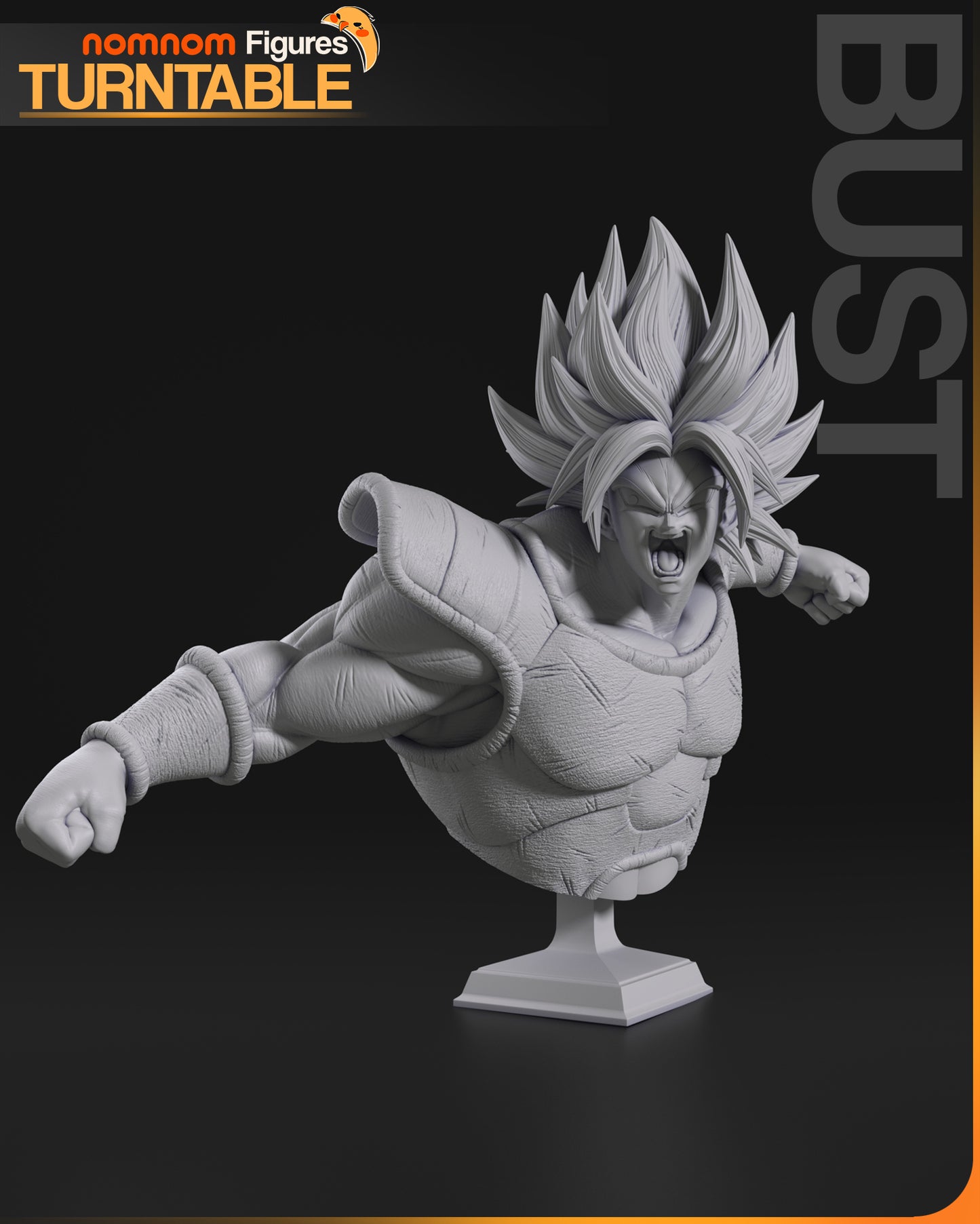 Vegeta vs Broly (Drangonball Z) - 3D Print - Model Kit - (Nom Nom)