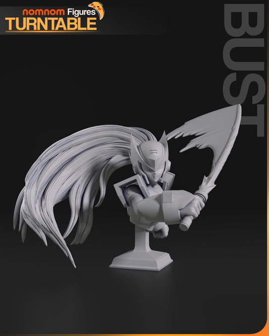 Zero (Mega Man) - 3D Print - Model Kit (NomNom)