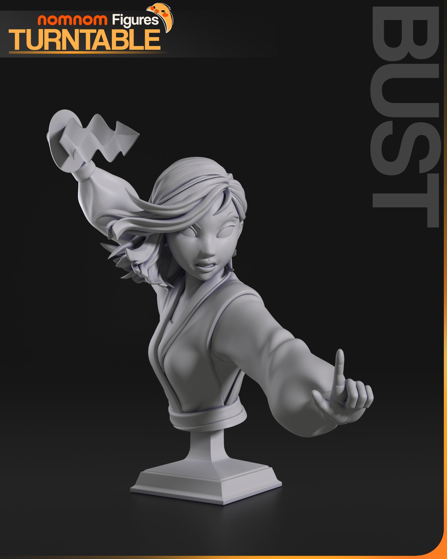 Mulan - 3D Print - Model Kit - 10 scale (Nom Nom)
