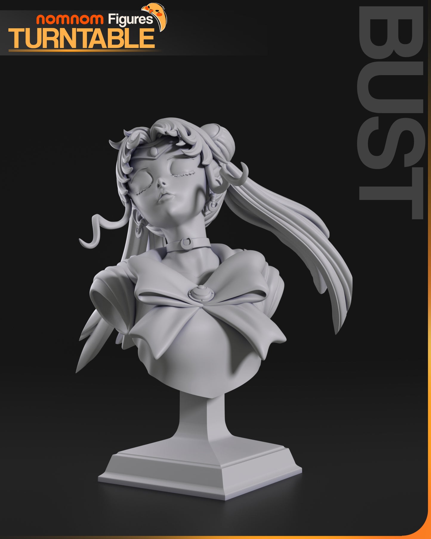 Sailor Moon 3D Print Fan Art - 10 Scale - Full Figure / Mini / Bust