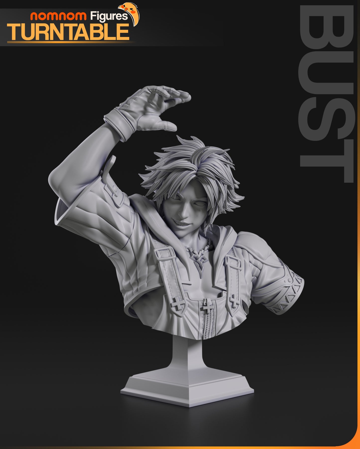 Tidus (Final Fantasy X) 3d Printed Model Kit - 1:10