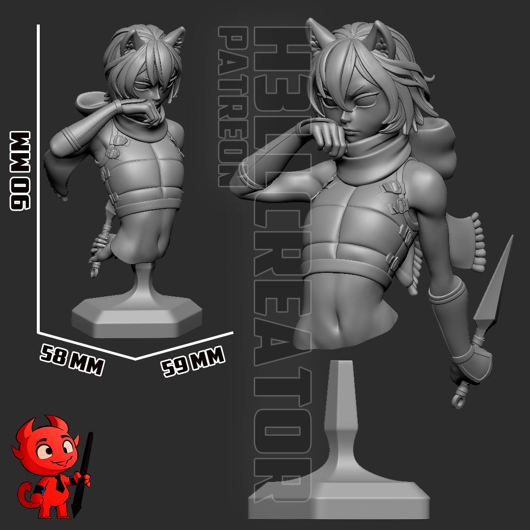 Izutsumi (Dungeon Meshi) - 1:10 model kit (Fan Art)