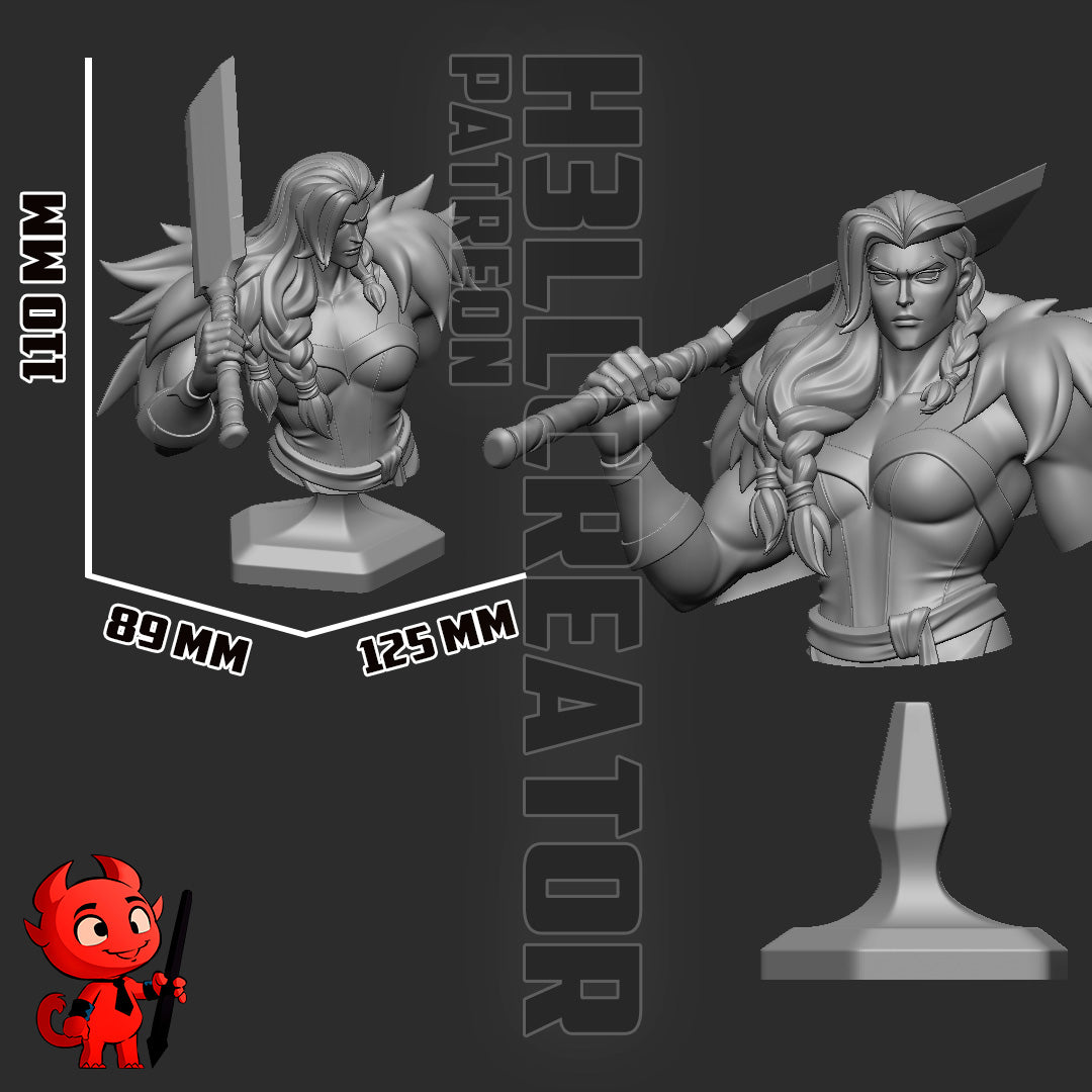 Yasha (The Mighty Nein) - 3D Printed Fan Art Model Kit