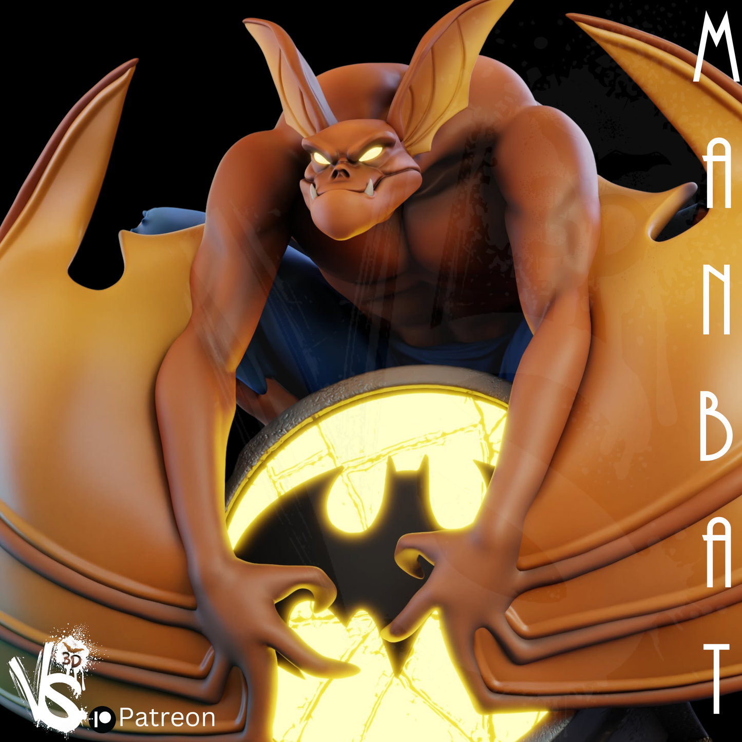 Manbat (TAS) - Fan Art - 3D Print Kit