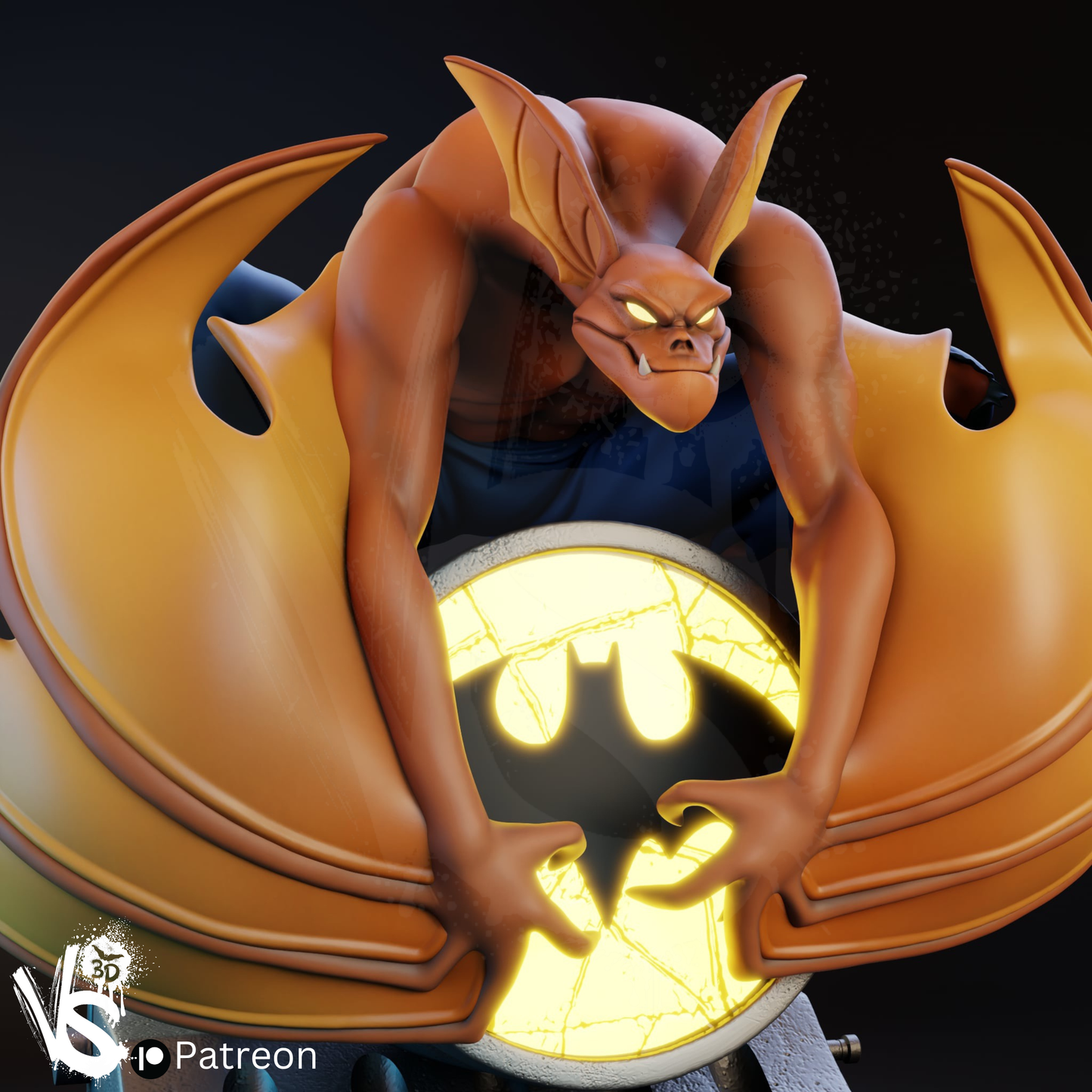 Manbat (TAS) - Fan Art - 3D Print Kit