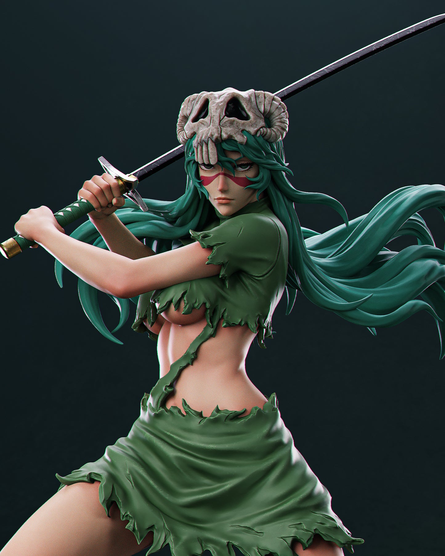 Nelliel (Bleach) - Fan Art - 3D Print Model Kit - 1:6