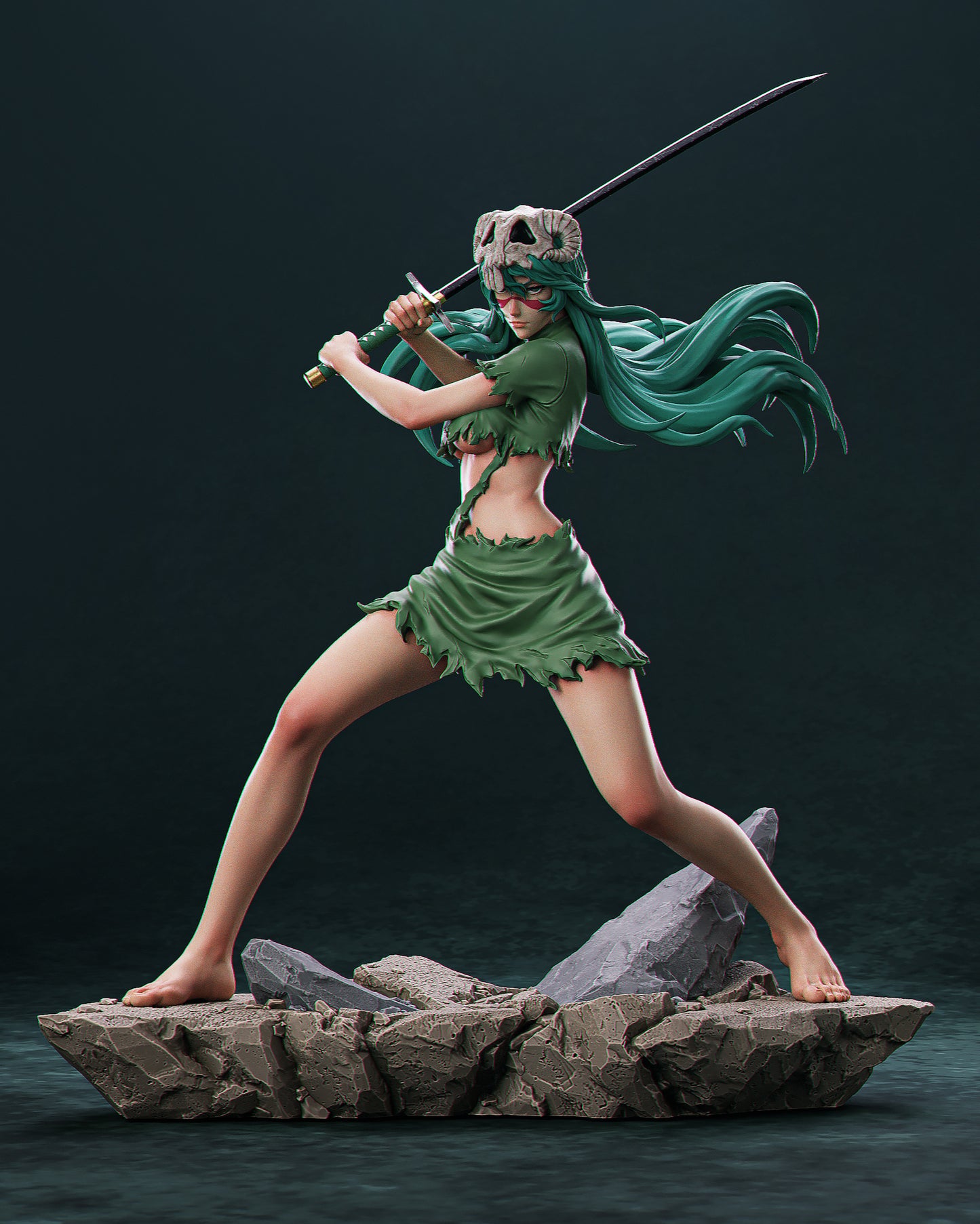 Nelliel (Bleach) - Fan Art - 3D Print Model Kit - 1:6