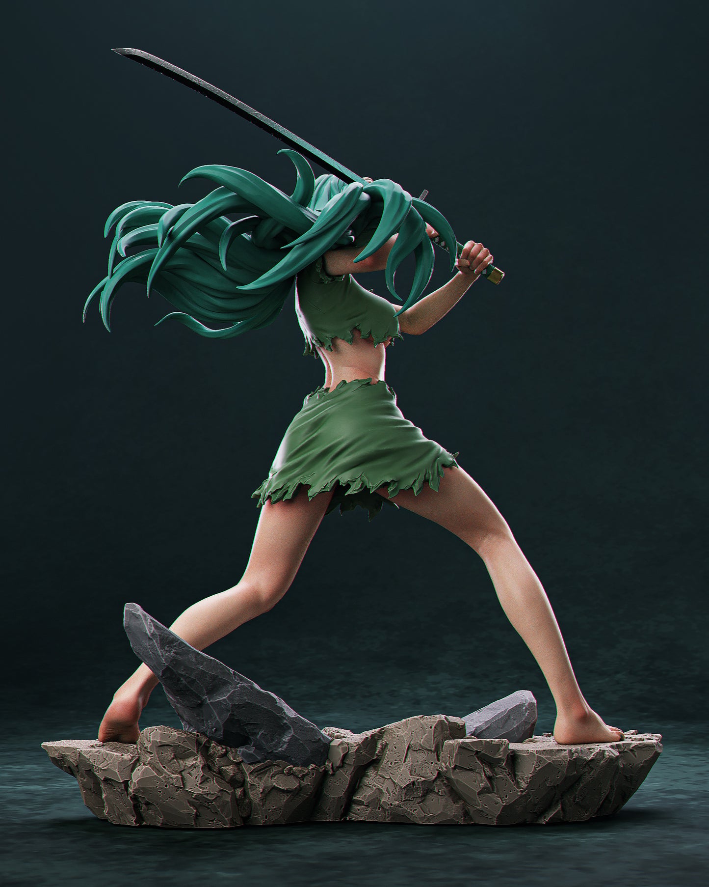 Nelliel (Bleach) - Fan Art - 3D Print Model Kit - 1:6