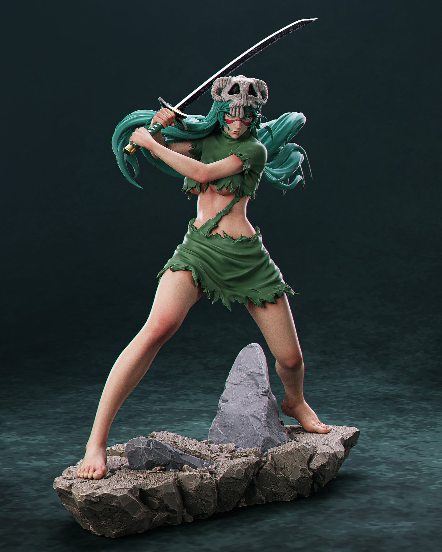 Nelliel (Bleach) - Fan Art - 3D Print Model Kit - 1:6