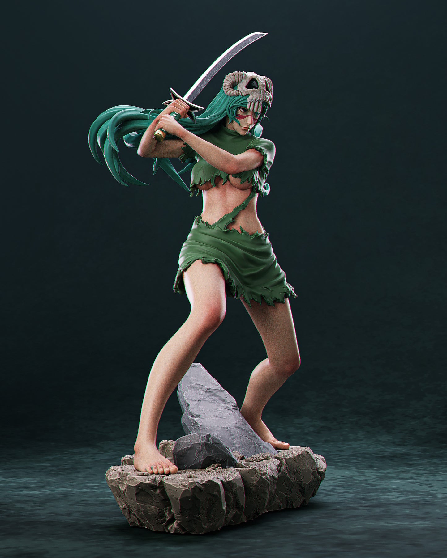 Nelliel (Bleach) - Fan Art - 3D Print Model Kit - 1:6