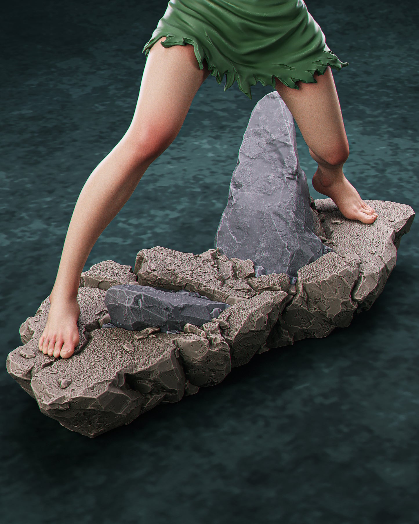 Nelliel (Bleach) - Fan Art - 3D Print Model Kit - 1:6